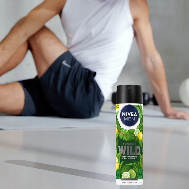 Nivea Men Extreme Wild antyperspirant w spray'u Fresh Citrus 150ml