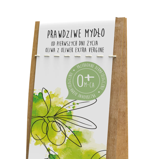 LAB NATURE Prawdziwe mydło od pierwszych dni życia Oliwa z Oliwek 120g