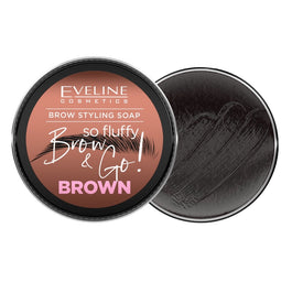 Eveline Cosmetics Brow&Go! mydło do stylizacji brwi Brown 25g