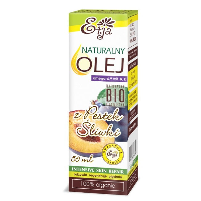 Etja Naturalny olej z pestek śliwki BIO 50ml