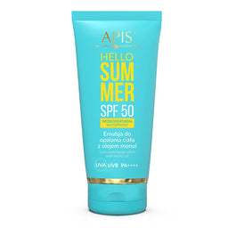 APIS Hello Summer emulsja do opalania ciała z olejem monoi SPF50 200ml