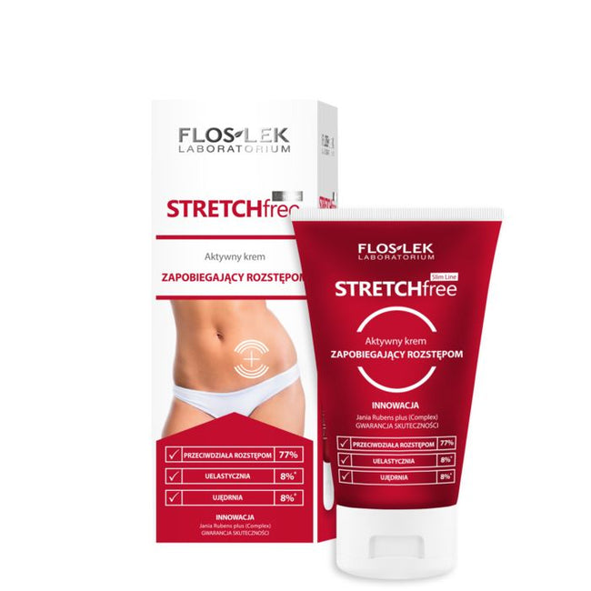 Floslek Slim Line Strech-Free aktywny krem zapobiegający rozstępom 150ml
