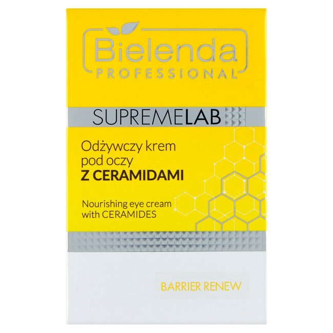 Bielenda Professional SupremeLab Barrier Renew odżywczy krem pod oczy z ceramidami 15ml