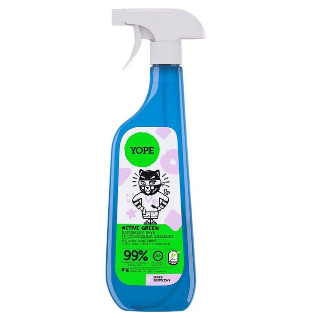 Yope Naturalny płyn do czyszczenia łazienki Active Green 750ml