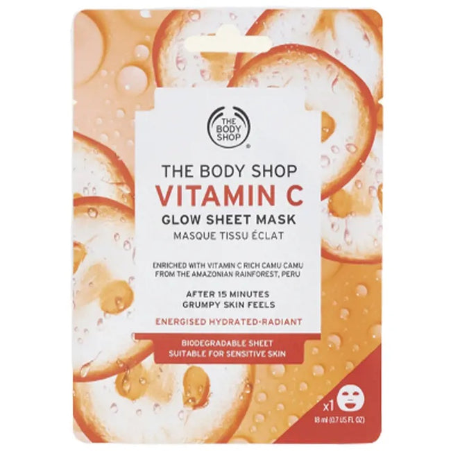 The Body Shop Rozświetlająca maska w płachcie Vitamin C 18ml