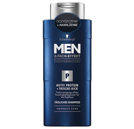 Schwarzkopf Men Activ Protein + Frische-Kick Shampoo szampon do włosów do codziennego stosowania 250ml