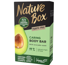 Nature Box Avocado Oil pielęgnująca kostka myjąca do ciała z olejem z awokado 100g