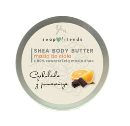 Soap&Friends Shea Butter 80% masło do ciała Czekolada & Pomarańcza 50ml