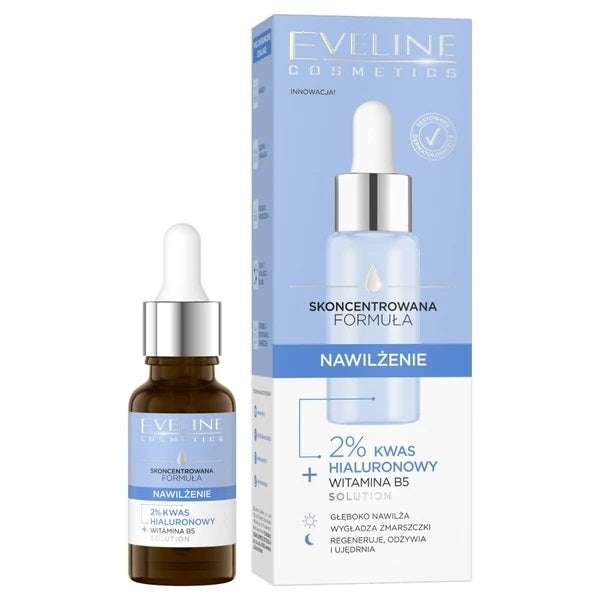 Eveline Cosmetics Skoncentrowana Formuła serum do twarzy Nawilżenie 18ml