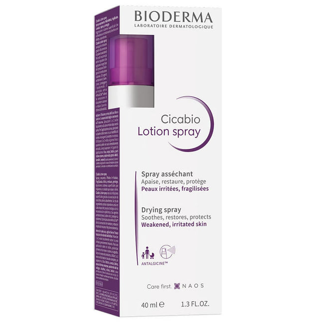 Bioderma Cicabio Lotion Spray antybakteryjny balsam w sprayu o działaniu regenerującym i osuszającym 40ml