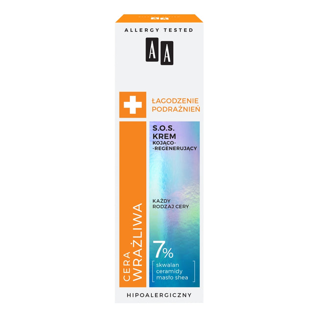 AA Cera Wrażliwa S.O.S. krem kojąco-regenerujący 50ml