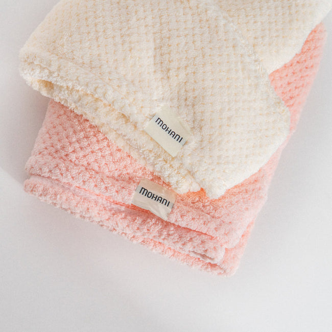 Mohani Hair Wrap turban-ręcznik do włosów z mikrofibry Biały