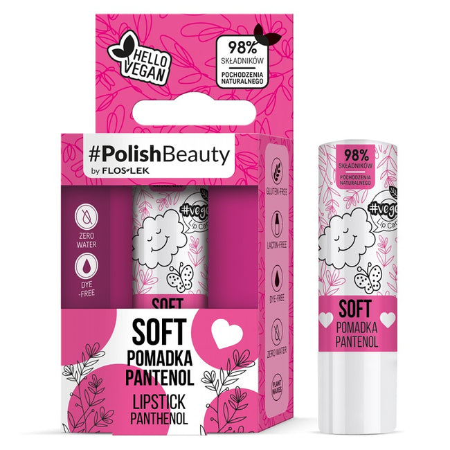 Floslek Vege Lip Care Soft wegańska pomadka do ust Pantenol 4.1g