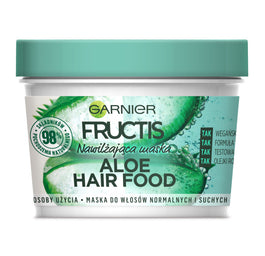 Garnier Fructis Aloe Hair Food nawilżająca maska do włosów normalnych i suchych 390ml