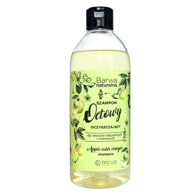 Barwa Naturalna szampon octowy do włosów naturalnych i matowych 500ml