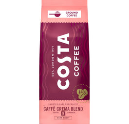 COSTA COFFEE Caffe Crema Blend kawa palona mielona Dark Roast 500g
