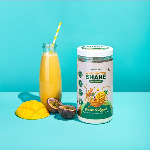 Supersonic Shake proteinowy z kolagenem o smaku mango + marakuja 560g
