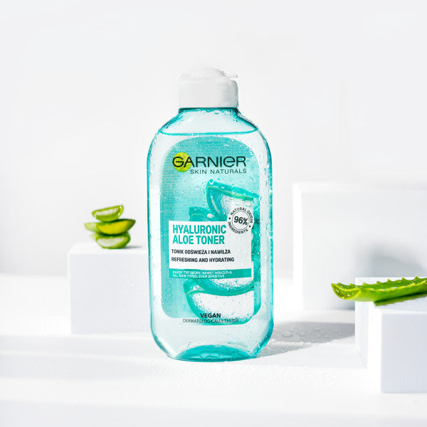 Garnier Hyaluronic Aloe Toner tonik nawilżający do każdego typu skóry 200ml
