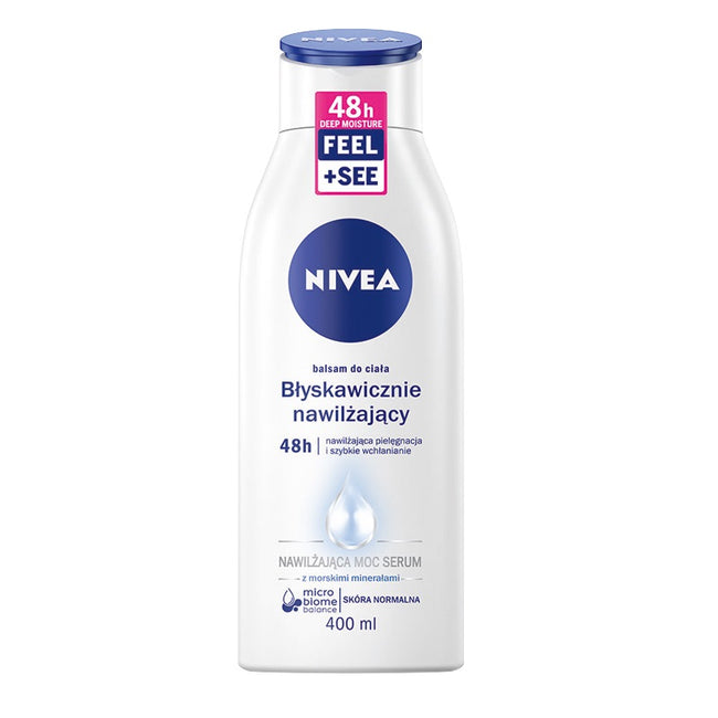 Nivea Original Care zestaw antyperspirant w kulce 50ml + żel pod prysznic 250ml + błyskawicznie nawilżający balsam do ciała 400ml + pielęgnująca pomadka do ust 5.5ml