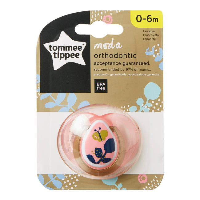 Tommee Tippee Moda smoczek uspokajający 0-6m Girl