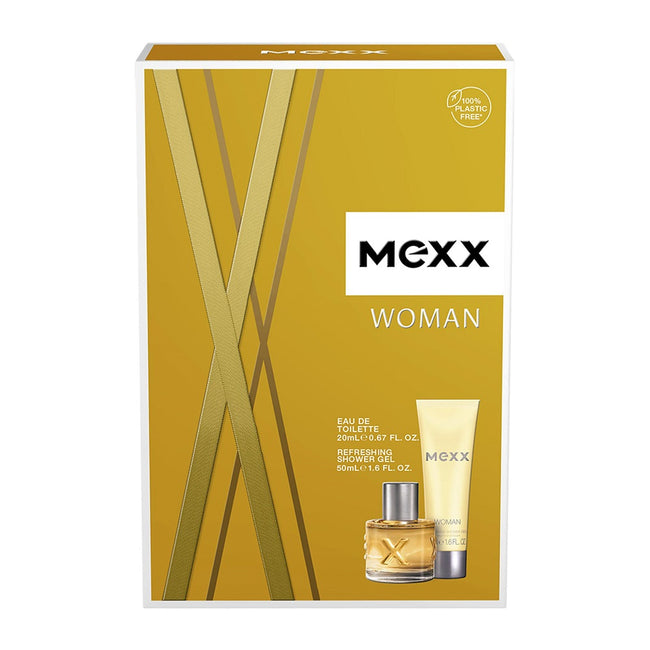 Mexx Woman zestaw woda toaletowa spray 20ml + żel pod prysznic 50ml