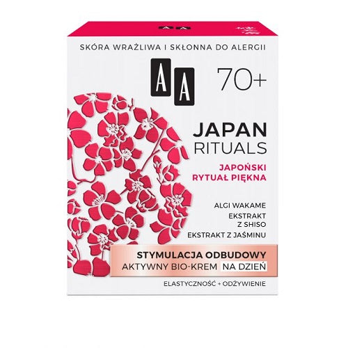 AA Japan Rituals 70+ stymulacja odbudowy aktywny bio-krem na dzień 50ml