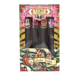 Cuba Original Cuba Jungle zestaw Snake woda perfumowana + Tiger woda perfumowana + Zebra woda perfumowana + Heartbreaker woda perfumowana 4x35ml