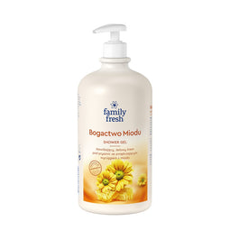 Family Fresh Bogactwo Miodu nawilżający kremowy żel pod prysznic 1000ml