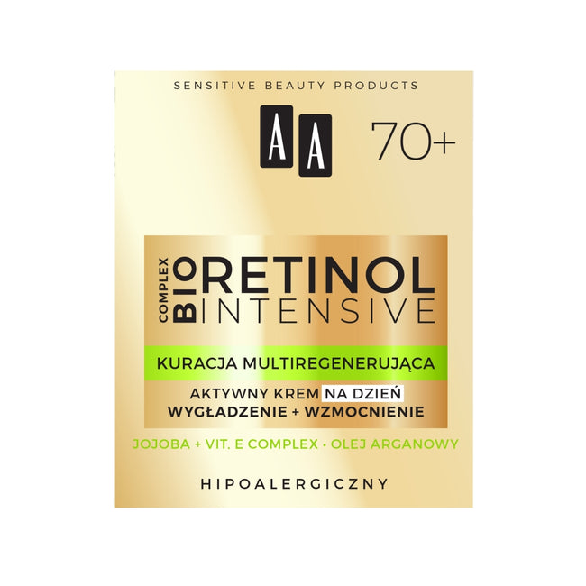 AA Retinol Intensive 70+ aktywny krem na dzień wygładzenie+wzmocnienie 50ml