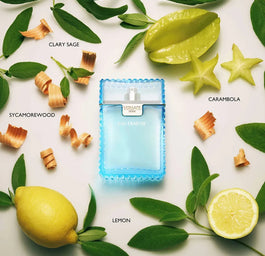 Versace Man Eau Fraiche zestaw woda toaletowa spray 50ml + żel pod prysznic 50ml + balsam po goleniu 50ml