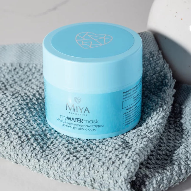 Miya Cosmetics MyWATERmask maska intensywnie nawilżająca do twarzy i okolic oczu 50ml