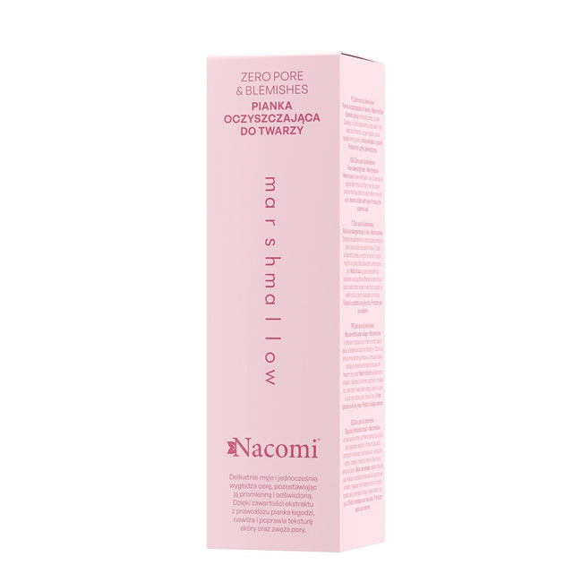 Nacomi Zero Pore & Blemishes oczyszczająca pianka do twarzy Marshmallow 150ml