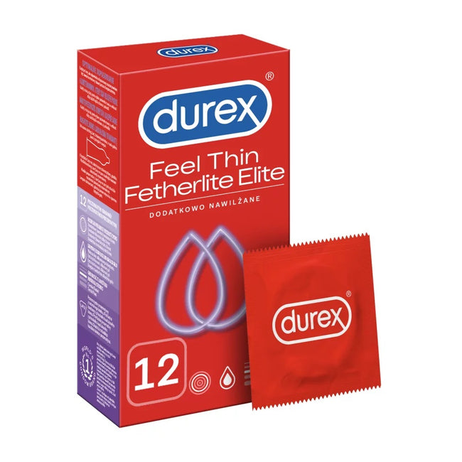 Durex Durex prezerwatywy Fetherlite Elite 12 szt ultracienkie