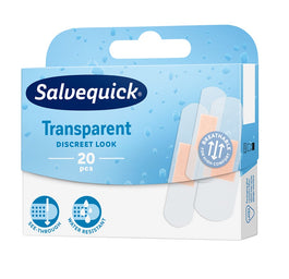 Salvequick Transparent plastry opatrunkowe przezroczyste 20szt.