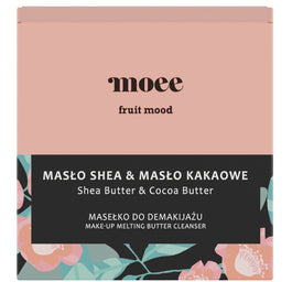 Moee Fruit Mood masełko do demakijażu Masło Shea & Masło Kakaowe 100ml