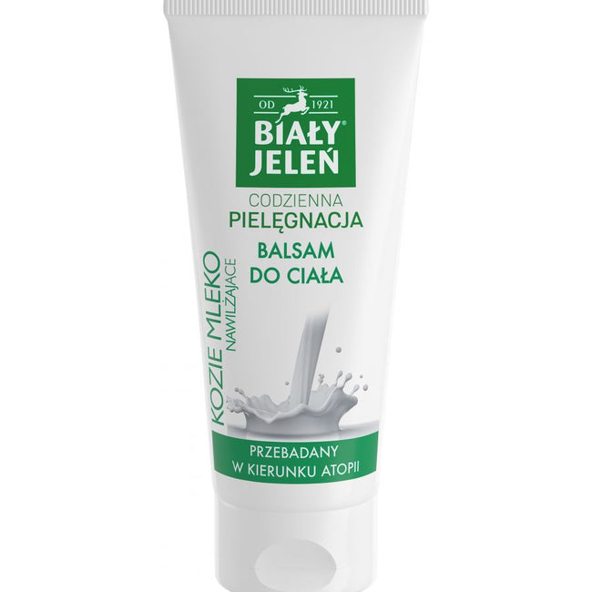 Biały Jeleń Kozie Mleko nawilżający balsam do ciała 200ml