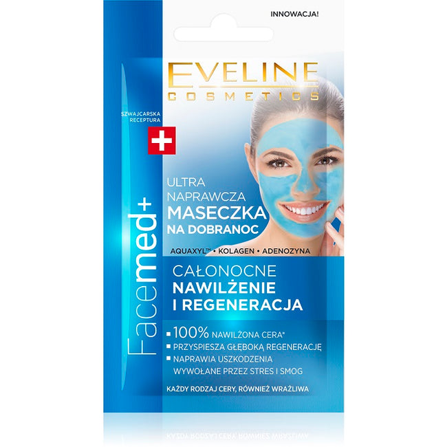 Eveline Cosmetics Facemed+ ultra naprawcza maseczka na dobranoc 7ml