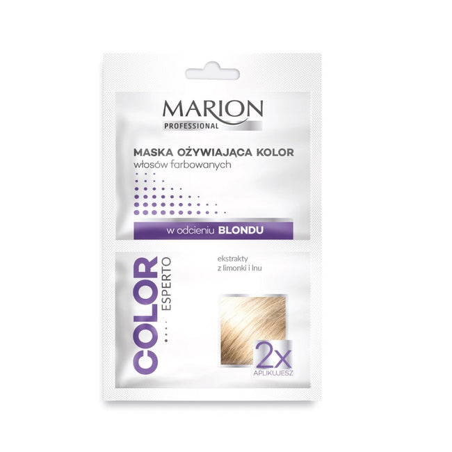 Marion Professional Color Esperto maska ożywiająca kolor włosów farbowanych Blond 2x20ml