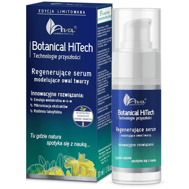 Ava Laboratorium Botanical HiTech regenerujące serum modelujące owal twarzy 30ml