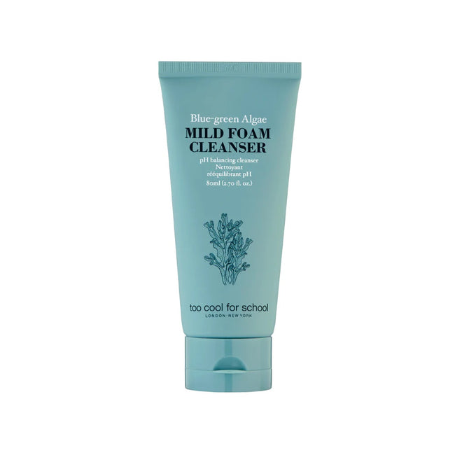 Too Cool For School Blue-Green Alge Mild Foam Cleanser nawilżający i oczyszczający żel do twarzy 80ml