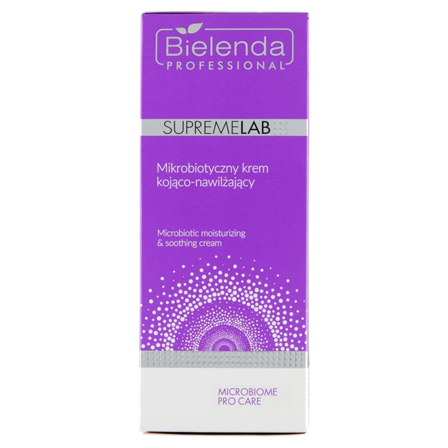 Bielenda Professional SupremeLab Microbiome Pro Care mikrobiotyczny krem kojąco-nawilżający 50ml