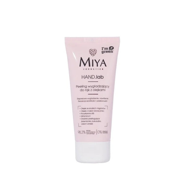 Miya Cosmetics HAND.lab wygładzający peeling do rąk z olejkami 60ml