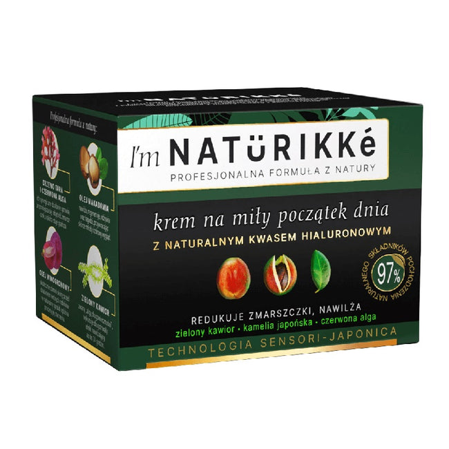 Naturikke Profesjonalna Formuła Z Natury krem na miły początek dnia z naturalnym kwasem hialuronowym 50ml