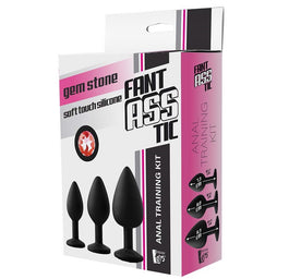 Dream Toys Fantasstic Anal Training Kit korek analny Red Stone 3szt.