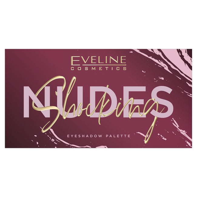 Eveline Cosmetics Shocking Nudes Eyeshadow Palette paleta 12 cieni do powiek 9.6g