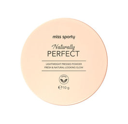 Miss Sporty Naturally Perfect wegański puder prasowany 002 Light 10g