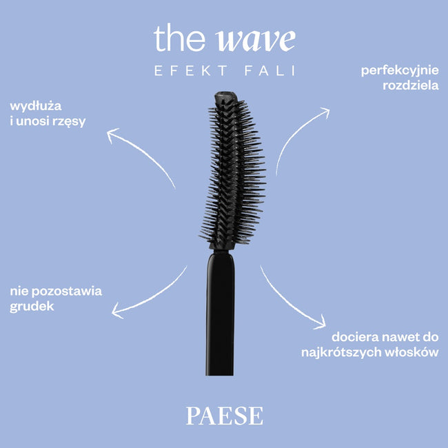 Paese The Wave Mascara tusz do rzęs o przedłużonej trwałości 10ml