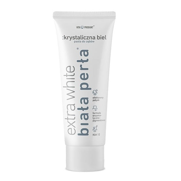 Biała Perła Krystaliczna Biel wybielająca pasta do zębów 75ml