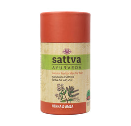 Sattva Natural Herbal Dye for Hair naturalna ziołowa farba do włosów Henna & Amla 150g