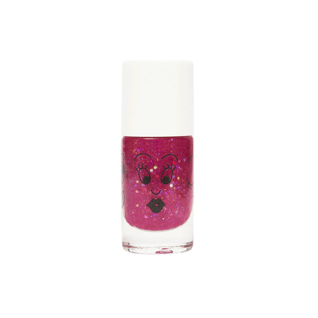 Nailmatic Kids Nail Polish Sheepy lakier do paznokci dla dzieci z drobinkami Różowy 8ml